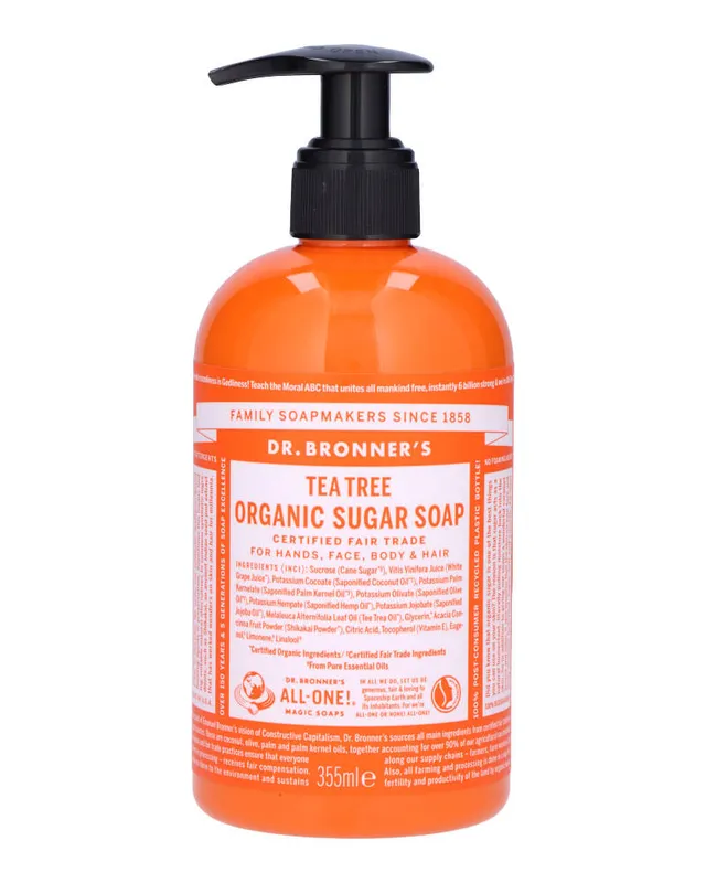 Dr. Bronner’s Organic Pump Soap Tea Tree 355 ml