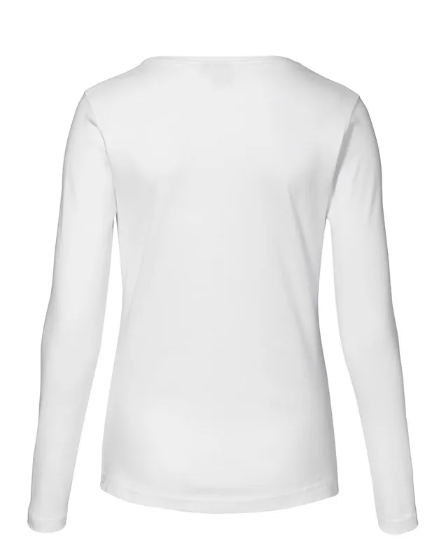 ID Interlock T-shirt, Långärmad Vit
