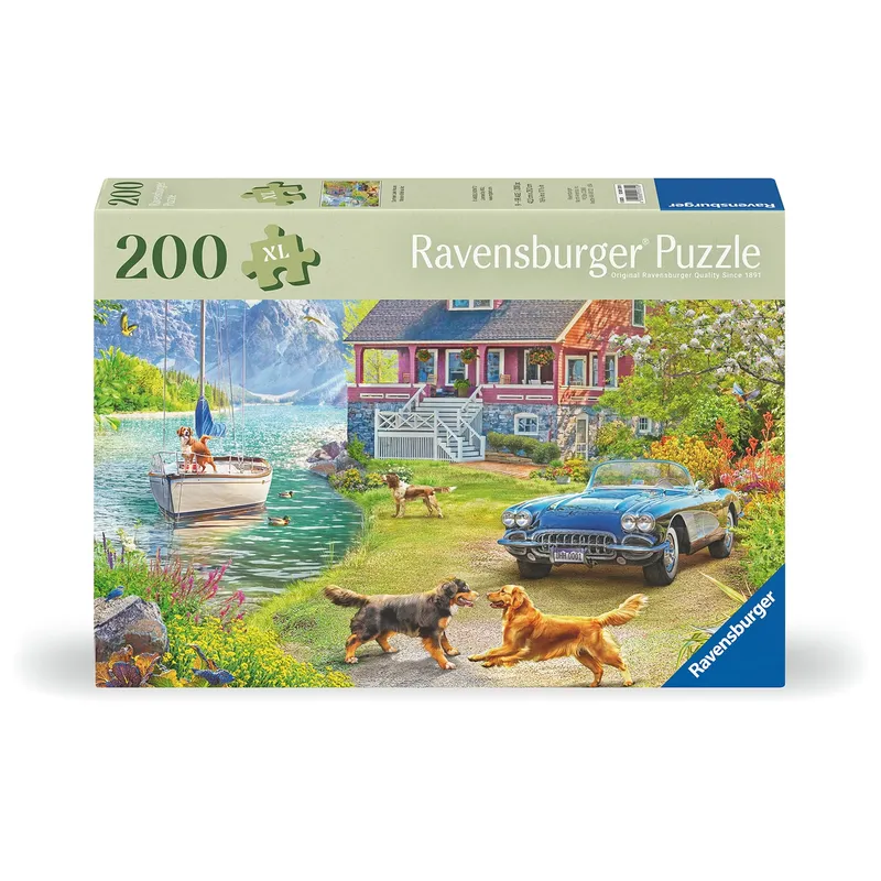 Ravensburger Pussel - Sommarhus vid sjön 200 bitar