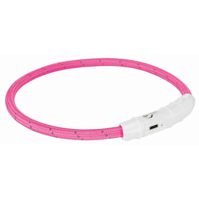 Lysande halsband - XS-Small / Rosa