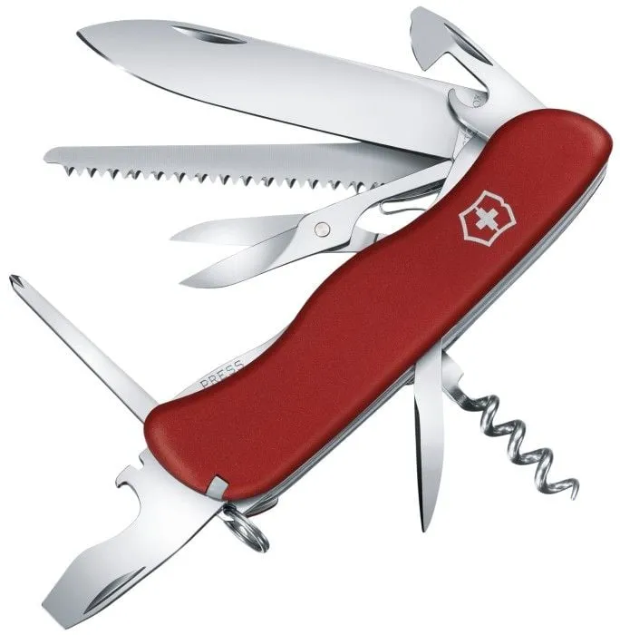 Victorinox OUTRIDER Locking Blade Swiss Army Knife - Red - 111mm Linear Lock