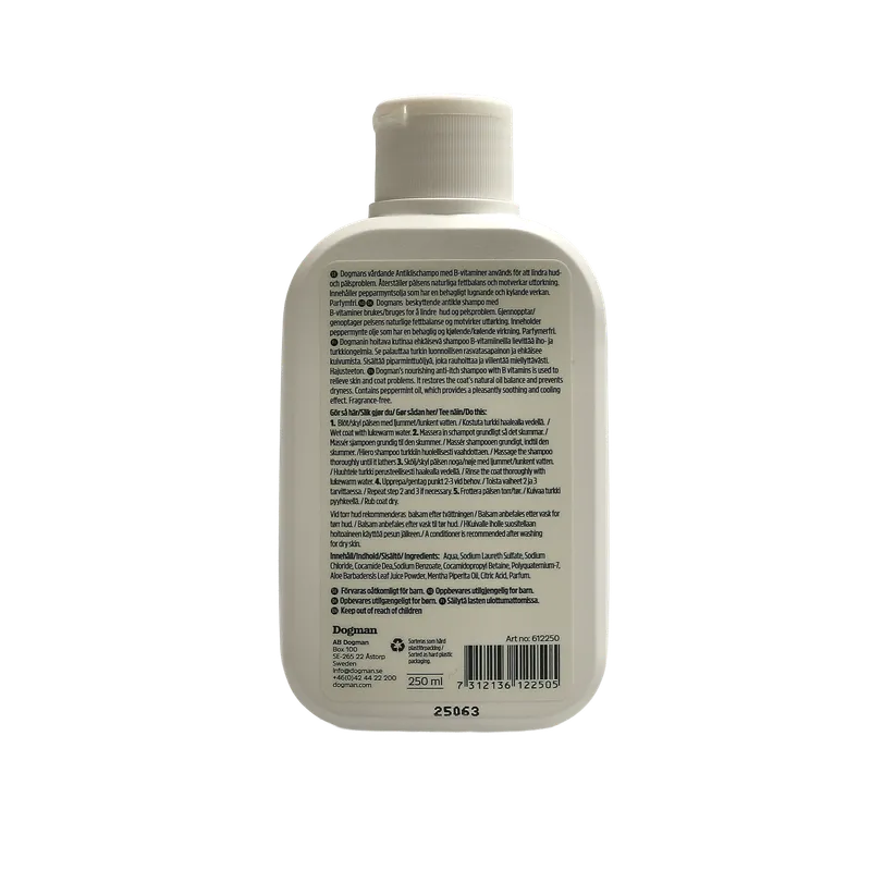 Dogman Antiklischampo 250ml