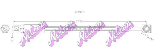 Bromsslang KAWE H3929