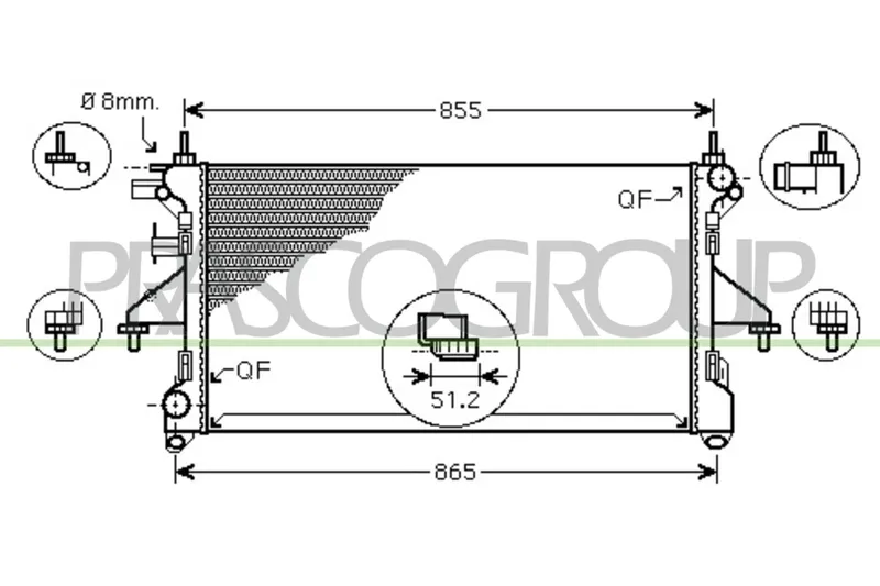 Kylare PRASCO CI954R003