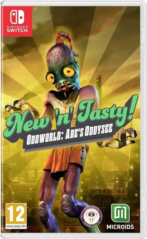 Oddworld: Abe’s Oddysee - New ’n’ Tasty (Code in a Box) - Nintendo Switch - Plattformsspelare