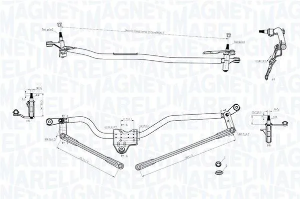Torkarmekanism MAGNETI MARELLI 085570750010