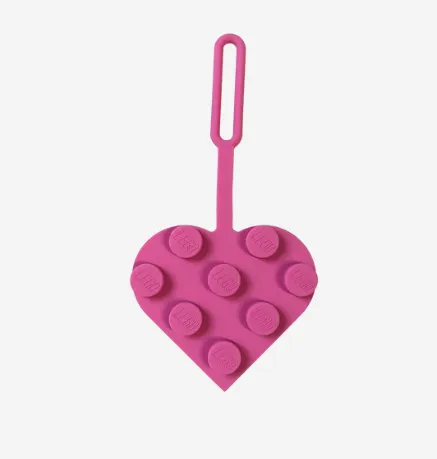 LEGO® Iconic Bagagetag Heart, Rosa