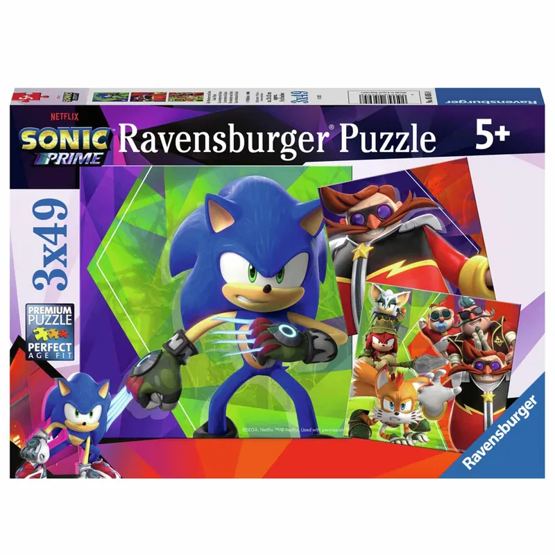 Ravensburger Barnpussel – Sonic Prime 3×49 Bitar