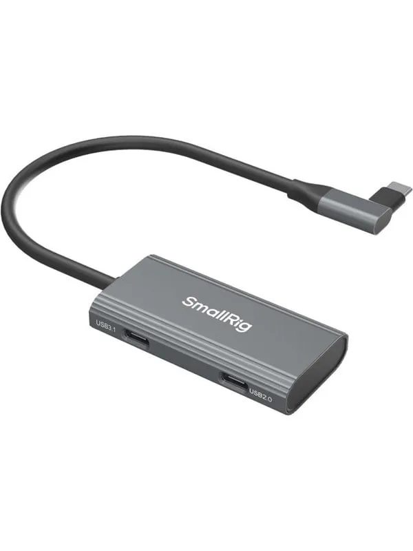 SmallRig 4598 USB-C Hub 4-in-1 PD/USB-C 3.1/USB-C 2.0 with Audio Adapter