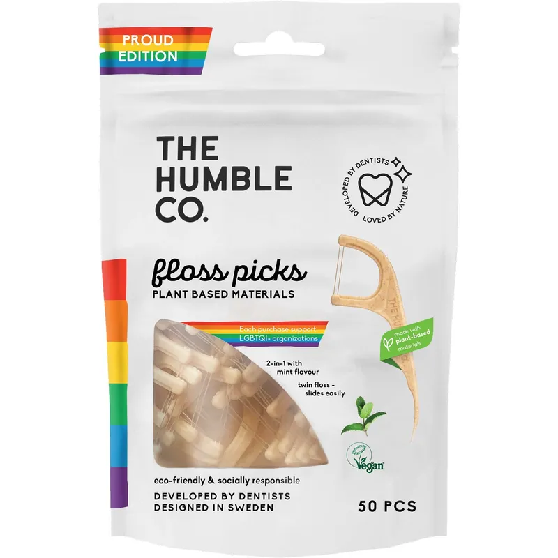 The Humble Co. Humble Dental Floss Picks Double Thread Proud 50 st