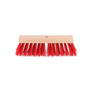 Piassavaborste MAX - 30cm röd PP plastborst