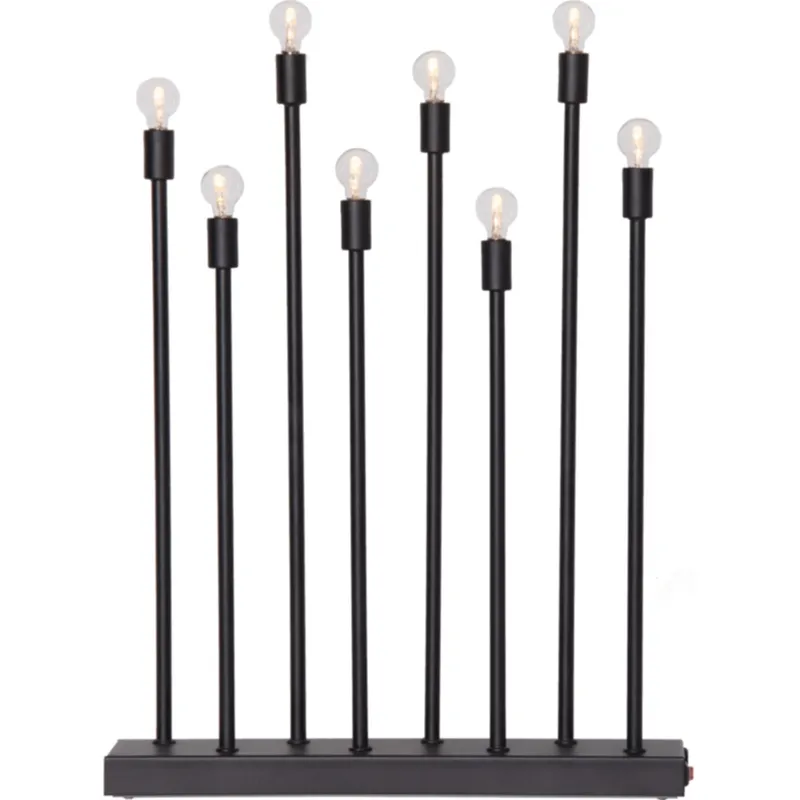 Ljusstake LADDA Svart