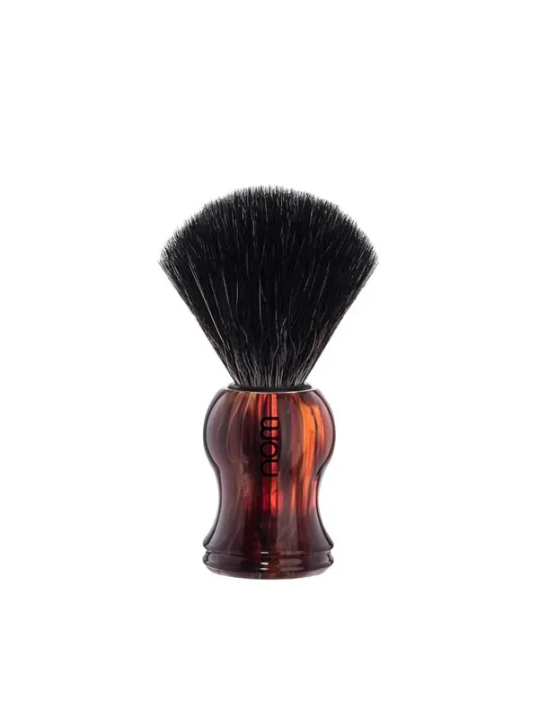 GUSTAV Shaving Brush Black Fibre - Havanna