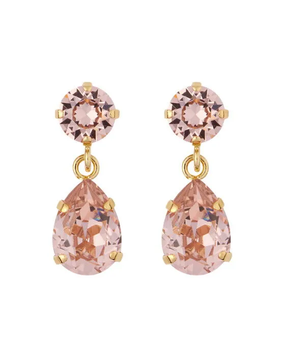 Mini Drop örhängen vintage rose
