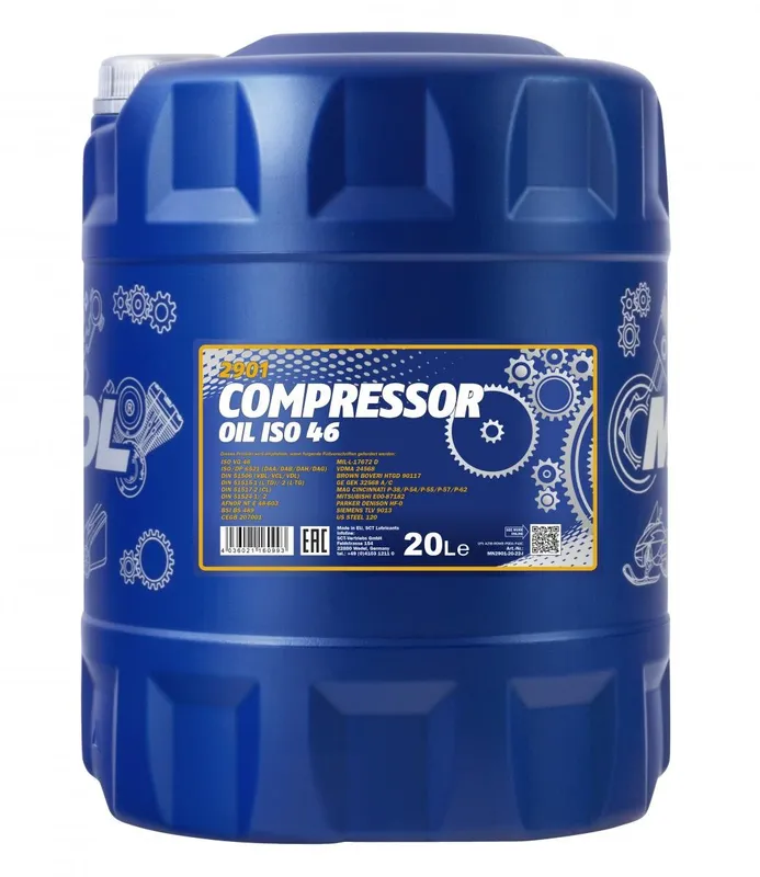 Olja, kompressor MANNOL MN2901-20