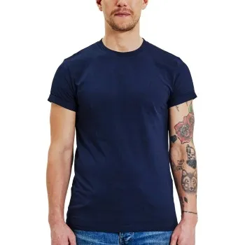 Bread and Boxers Roll-Up Tee Marin ekologisk bomull Medium Herr