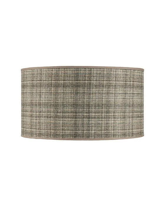 Cylinder lampskärm callum plaid brown (#7391)