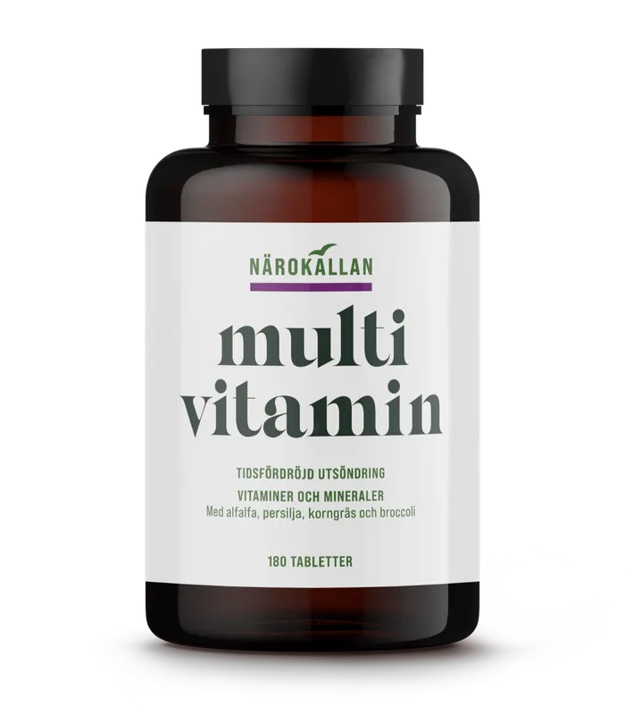Närokällan Multivitamin Tidsfördröjd 180 tabletter