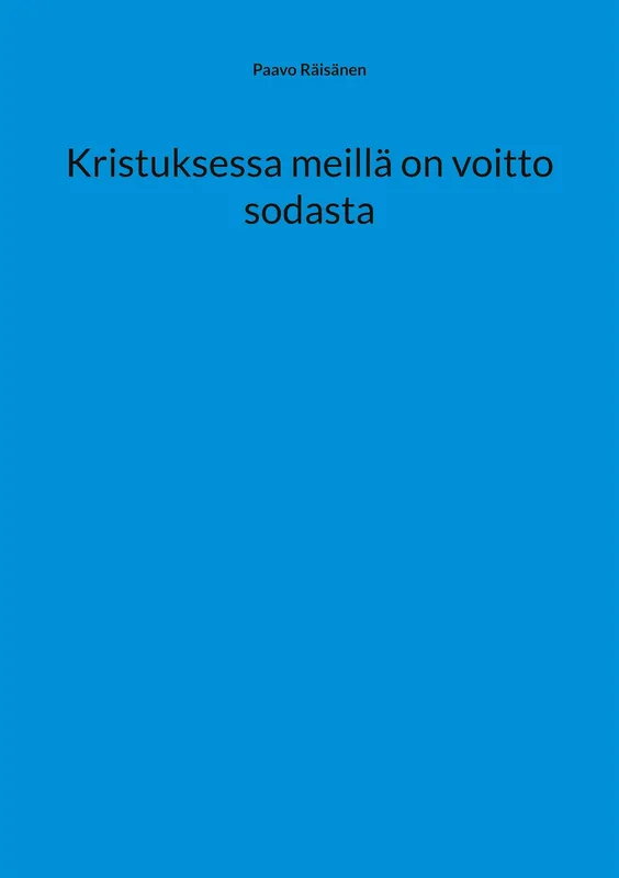 Kristuksessa meillä on voitto sodasta, E-bok