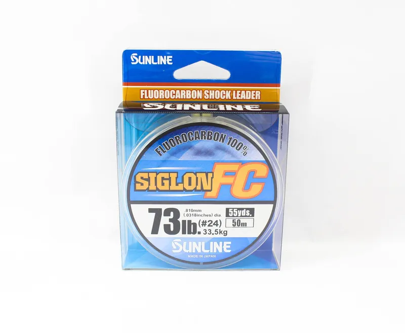 Sunline Fluorocarbon Leader Siglon FC 100 % 50m 73lb Diameter 0,81mm (2071) ren