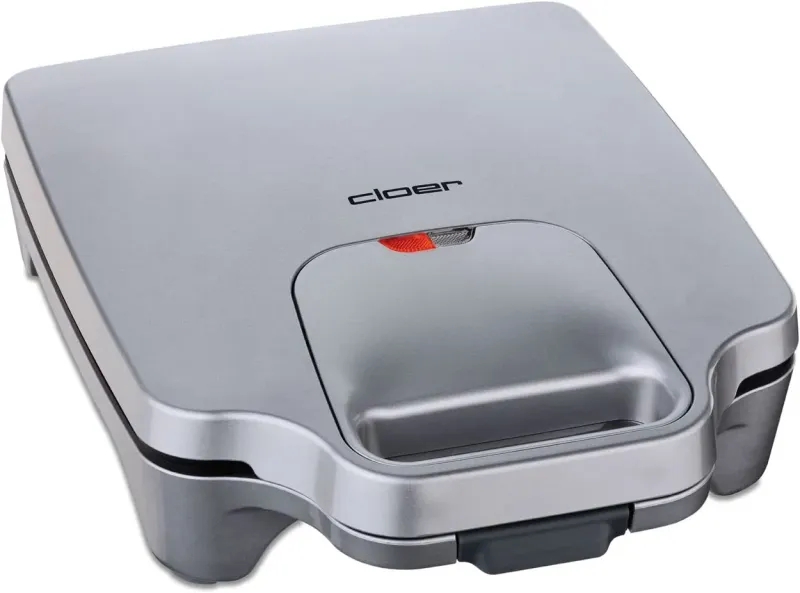 Cloer Sandwich toaster XXL för 4 smörgåsar Rostfritt stål