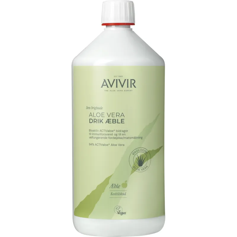 Avivir Aloe Vera Juice med Äpplesmak 1000 ml