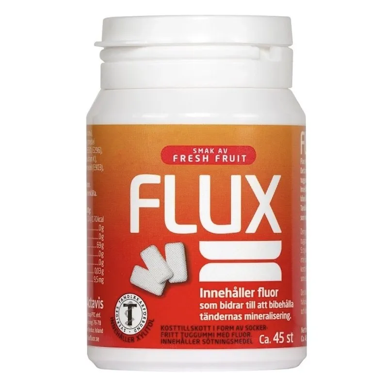 Flux Fresh Fruit Tuggummi Burk 1 x 45 st