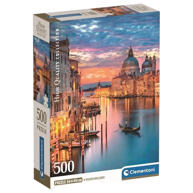 Högkvalitativt ljuspussel i Venedig 500 bitar
