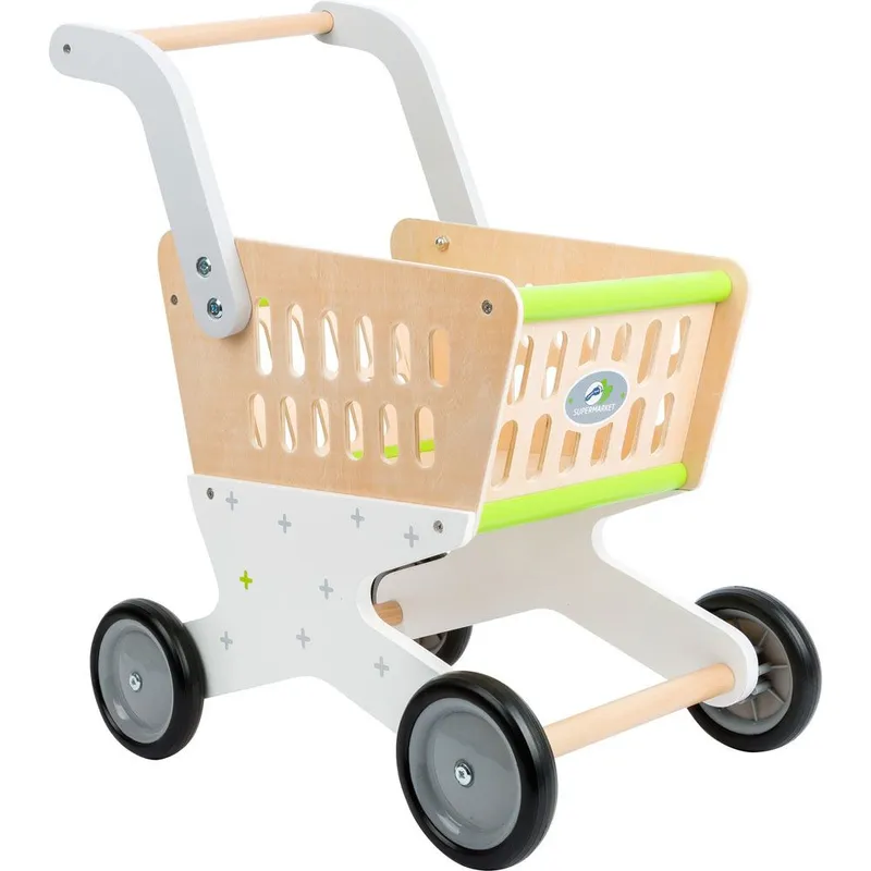 Small Foot – Wooden Shopping Cart Supermarket