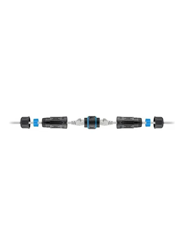 Lanview network coupler - Svart