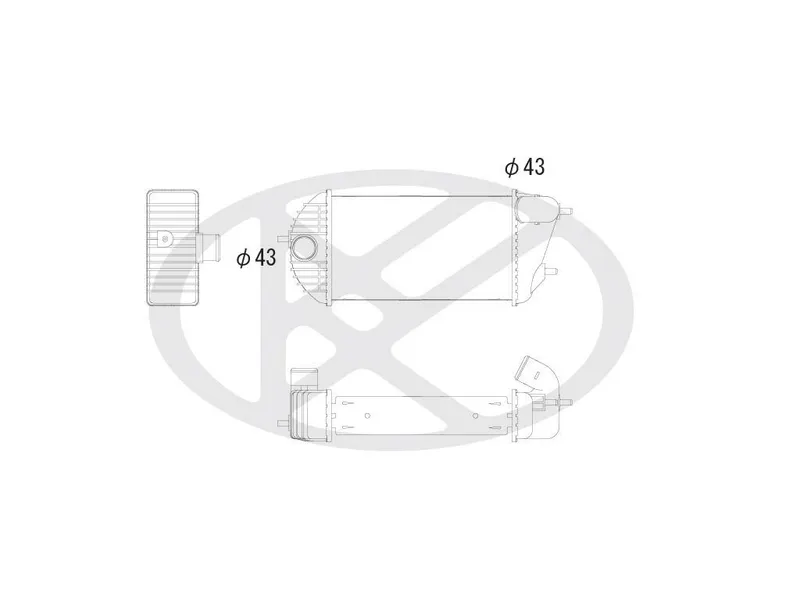 Intercooler KOYORAD IA100160