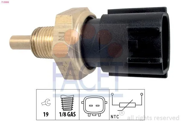 Kylvätsketemperatursensor FACET 7.3358