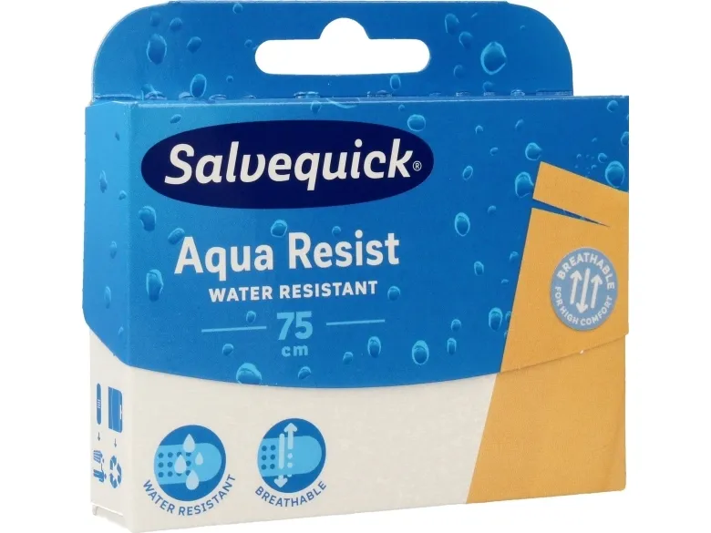 Plastplåster Salvequick - 7x75cm rulle beige