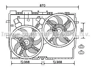 Kylfläkt Ava Cooling Systems FT7584