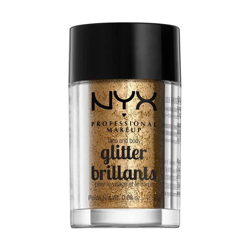 NYX PROFESSIONAL MAKEUP Face & Body Glitter Bronze