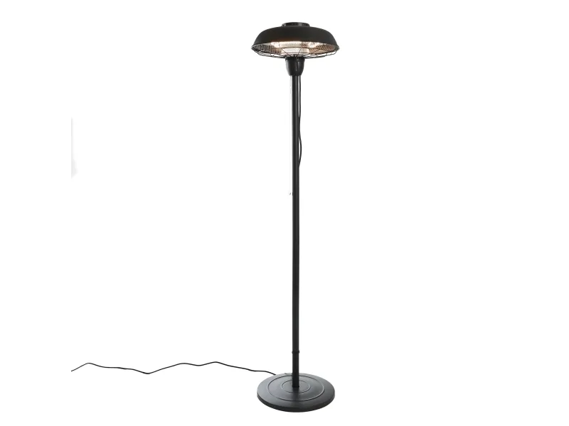 Terrassvärmare 900/2100W golvmodell, HA HORTUS, svart