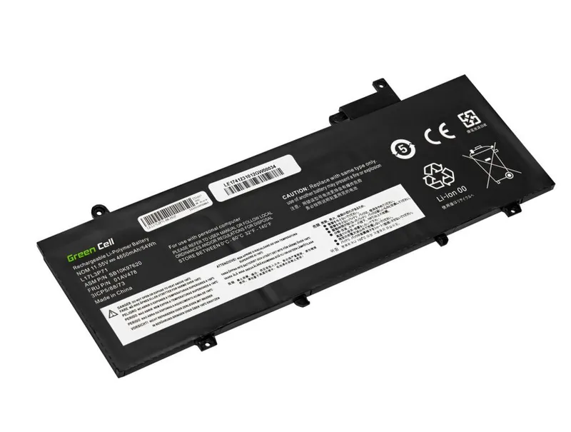 Green Cell Laptop batteri Lenovo ThinkPad T480s 11.5V 4650 mAh