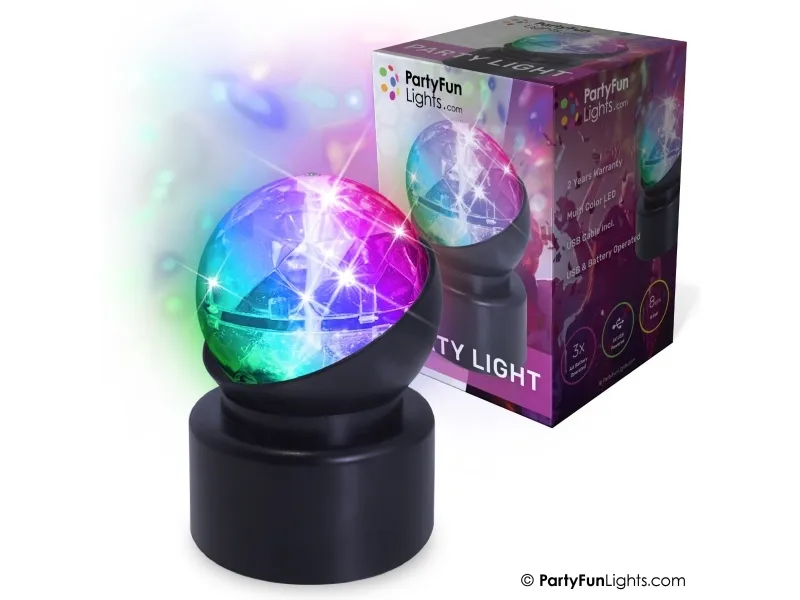 PartyFunLights Mini Discolampa, Barnrum