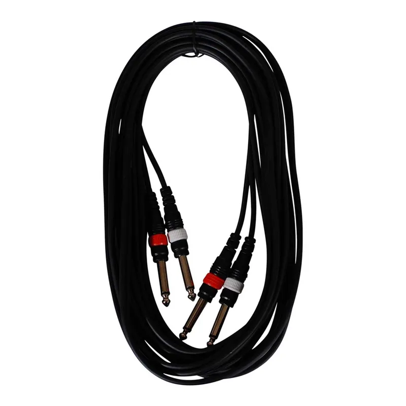 HiEnd 2 x jack till 2 x jack kabel 6 meter