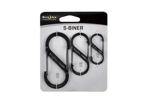 Nite Ize S-biner Dual 3-pack karbinhake