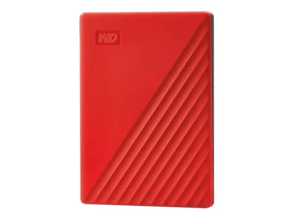 WD My Passport - Extern Hårddisk - 2TB - Röd