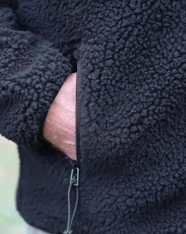 Brandit Teddyfleece-jacka Svart (#2459)