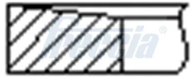 FRECCIA FR10-350700 Kolvringsats