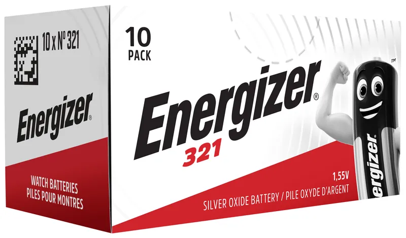Energizer321 klockbatteri SR616W 1,55V Silveroxid
