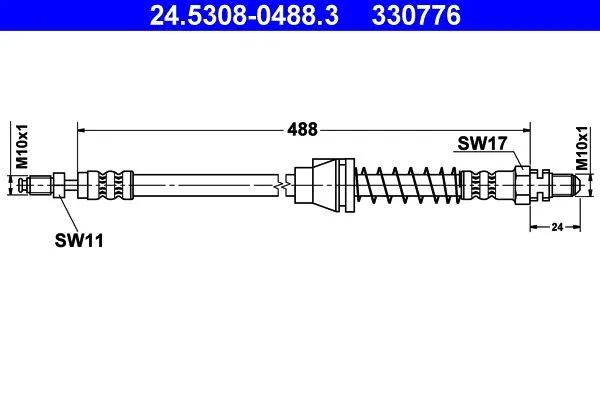 Bromsslang ATE 24.5308-0488.3