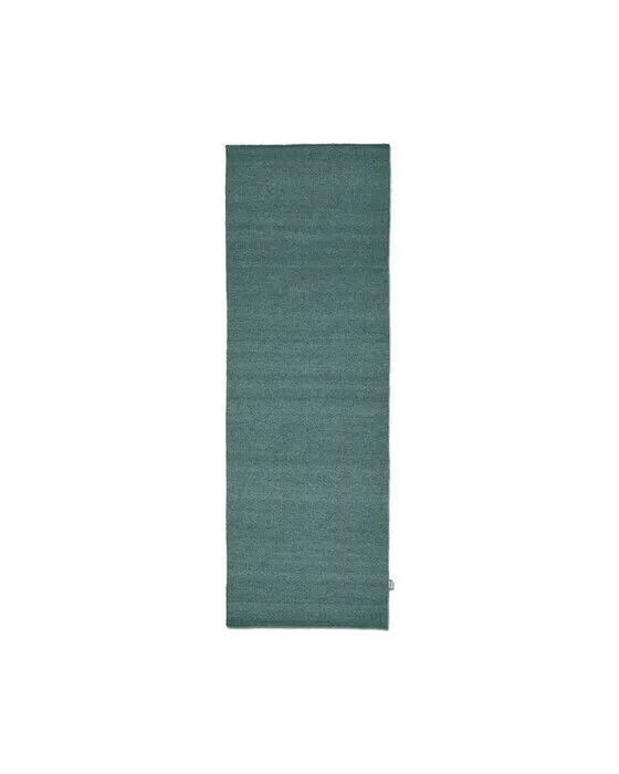 Plain gångmatta teal