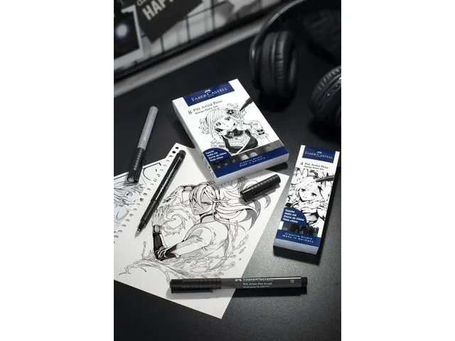 Faber-Castell India ink Pitt Artist Pen B Manga 8x
