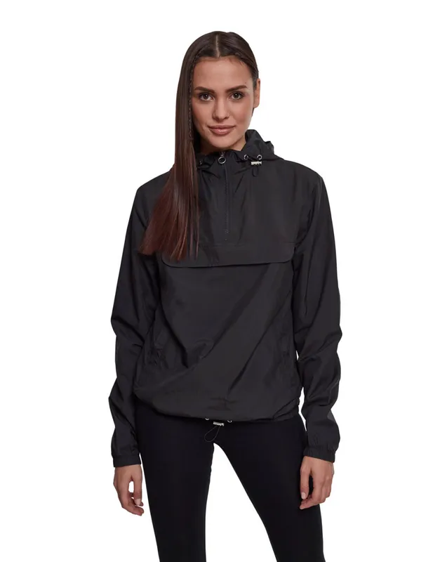 Urban Classics Basic Anorak til Kvinder Svart (#2596)