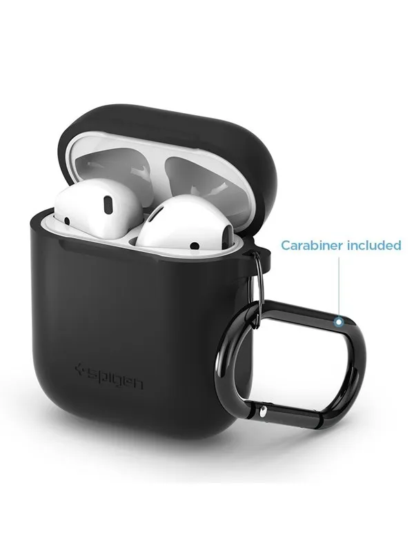 Spigen Silicone case – black – AirPods 1/2019