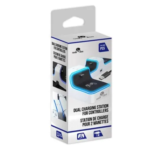 Trade Invaders Dual Controller Charging Dock (1 x 1M Type C cable included) – Wired – Sony PlayStation 5